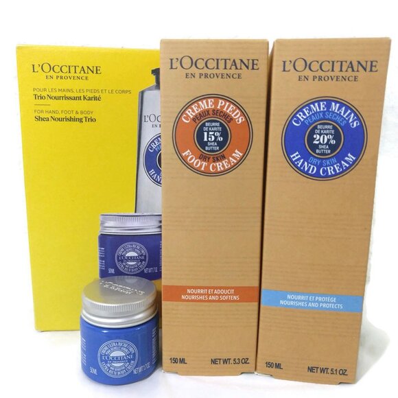 L’Occitane Hand, Foot Body Shea nourishing Trio NIB - Picture 3 of 5
